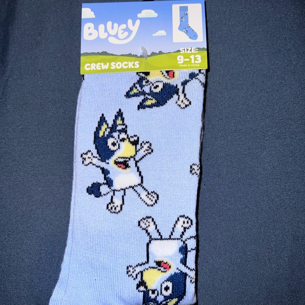 Bluey crew socks women